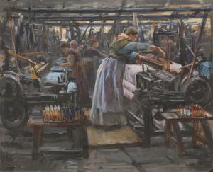 Interieur van Hjula Weverij