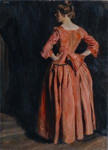 Damesportret door Wilhelm Thöny
