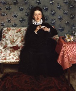 Op de Bank door Wilhelm Trübner