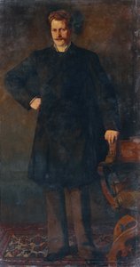 De operazanger Theodor Reichmann door Wilhelm Trübner