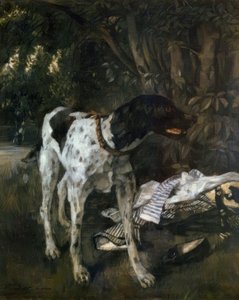 De Wachter door Wilhelm Trübner