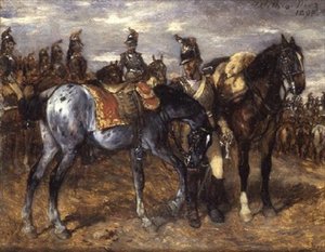 Cavalerie op parade