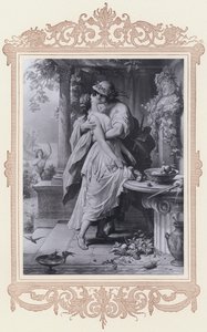 Dora, Alexis en Dora door Wilhelm von (after) Kaulbach
