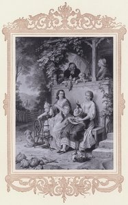 Friederike, Waarheid en Dichtkunst door Wilhelm von (after) Kaulbach
