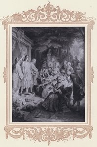 Goethe in Weimar door Wilhelm von (after) Kaulbach