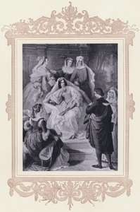 Leonore, Torquato Tasso door Wilhelm von (after) Kaulbach