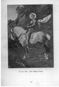 De heilige Georg door Wilhelm Von Diez
