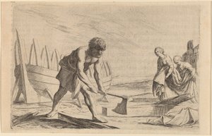 Odysseus op het Eiland van de Godin Calypso