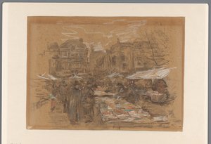 Boekenmarkt in Den Haag door Willem Bastiaan Tholen