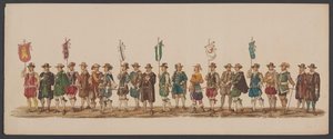 Delftse optocht van 1862, vijfde groep
