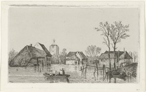 Overstroming bij Beesd, 1855