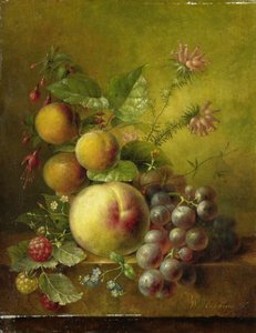 Stilleven met Fruit door Willem Hekking (I)