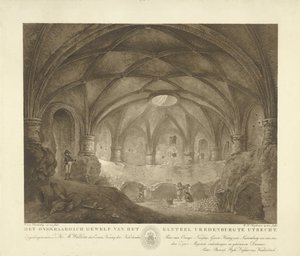Gewelf van het kasteel Vredenburg door Willem Hendrik Hoogkamer