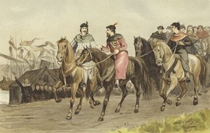 Floris V, Graaf van Holland, en Gijsbrecht IV van Amstel, 26 juli 1274 door Willem II Steelink