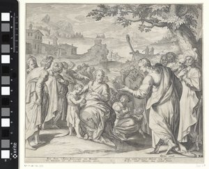 Christus zegent de kinderen