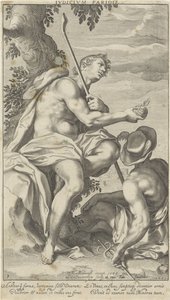 Paris en Mercurius door Willem Isaacsz. van Swanenburg