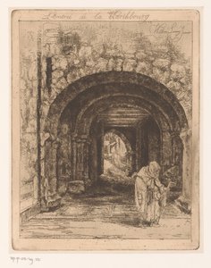 Toegangspoort van de Wartburg in Eisenach door Willem Linnig (II)