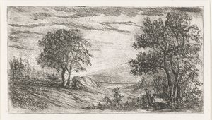 Heuvellandschap door Willem Matthias Jan van Dielen
