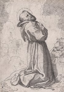 St. Franciscus, ca. 1612-13 door Willem Pietersz. Buytewech