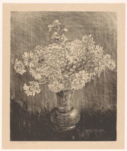Chrysanten in een vaas