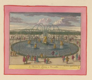 Bassin de Latone in den Gärten von Versailles door Willem Swidde