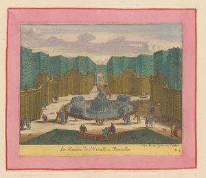 Brunnen im Sternenwald in den Gärten von Versailles door Willem Swidde
