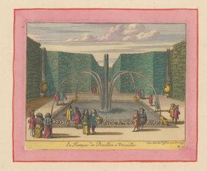 Brunnen von Pouillon in den Gärten von Versailles door Willem Swidde