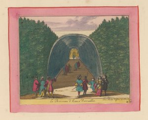 Wasserbecken in den Gärten von Versailles door Willem Swidde
