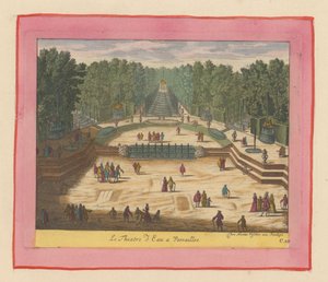 Wassertheater in den Gärten von Versailles door Willem Swidde