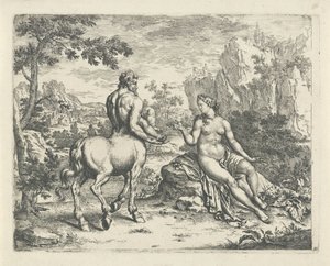 Ocyrhoë voorspelt het lot van Chiron en Asclepius