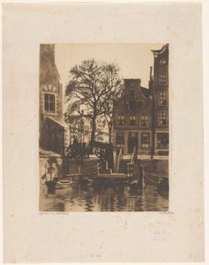 Overhaal bij de Montelbaanstoren in Amsterdam