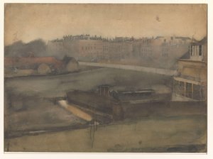 Gezicht bij het Oosterpark te Amsterdam door Willem Arnoldus Witsen