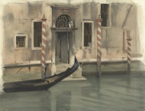 Kanaal in Venetië door Willem Arnoldus Witsen