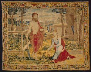Christus verschijnt aan Maria Magdalena (Noli Me Tangere) door Willem de Pannemaker