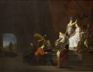 Allegorie op de vrede. Pax wordt gekroond door Minerva