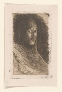 Man met maliënkolder