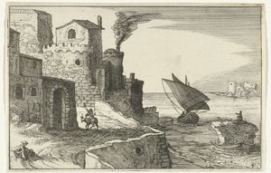 Kustdorp door Willem van Nieulandt (II)