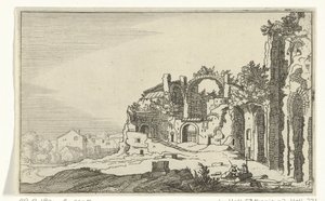 Thermen van Diocletianus door Willem van Nieulandt (II)