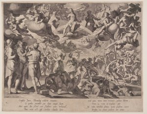 Laatste Oordeel, plaat 13 uit Tronen van Gerechtigheid (Thronus Iustitiae)