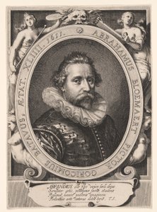 Portret van Abraham Bloemaert door Willem van Swanenburgh