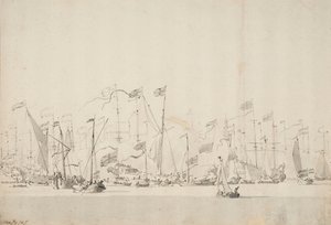 Rivieroptocht op de Y in Amsterdam ter ere van de Prins van Oranje, 5/15 juni 1660
