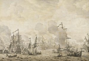 Episode van de Slag tussen de Nederlandse en Zweedse vloot in de Sont