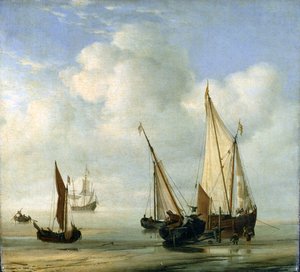 Kalm Zee door Willem van de Velde the Younger