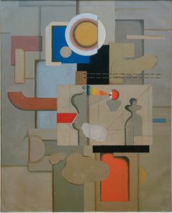 Atelierfoto door Willi Baumeister