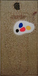 De schilder met stippen door Willi Baumeister