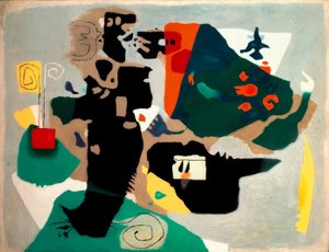 Faust-studie door Willi Baumeister