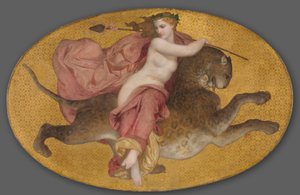 Bacchante op een panter