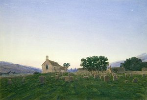 De dageraad, Kirk Newton Church, Northumberland