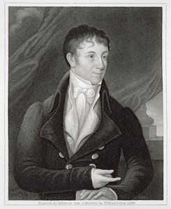 Portret van Charles Brockden Brown (1771-1810), gegraveerd door John B. Forrest (1814-70)