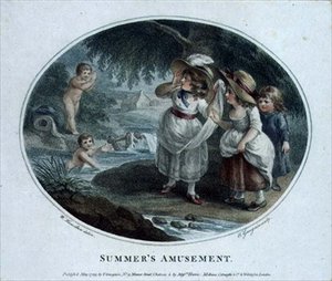 Zomeramusement, gegraveerd en uitgegeven door Thomas Gaugain